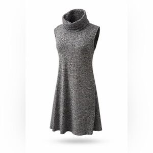 New with Tag! $50 Sleeveleas Gray Knit Dress sz L